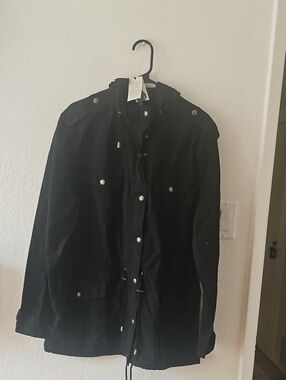 Buffalo David Bitton Black Military Field Jacket